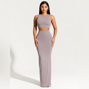 Naked Wardrobe The Smooth Skirt Set